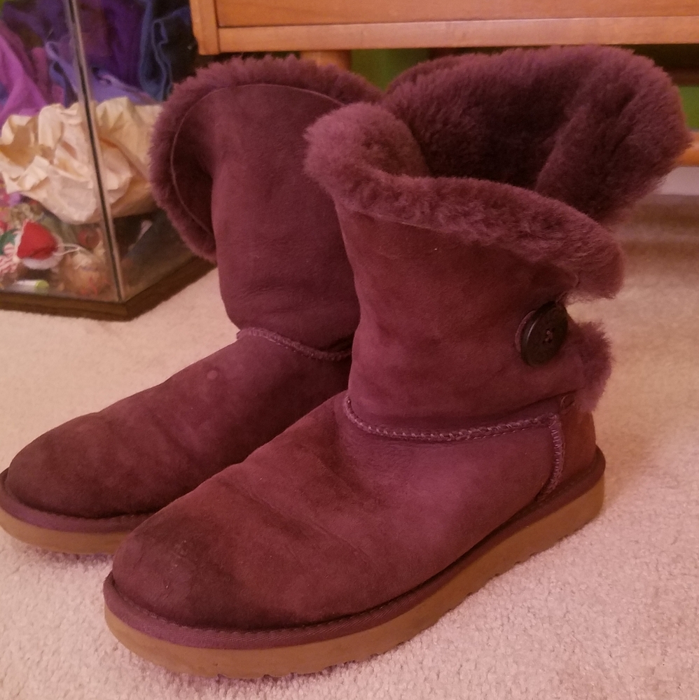 Purple Bailey Button Uggs